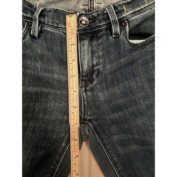 GRLFRND Light Wash Helena‎ Midrise Straight Leg Cropped. Raw Hem Size 28 - Picture 9 of 12